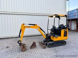 JCB 16C-1 /2022 BJ/ 852 H / verbr. Laufwerk/2xLöffel