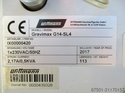 WITTMANN GRAVIMAX G14 (3401) SPARE PARTS