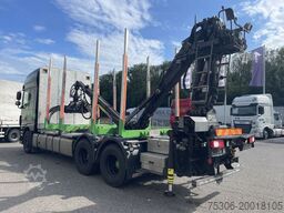 DAF FAT XF 530 SSC, Holztransport, Greifer mit Säge
