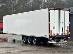 SCHMITZ CARGOBULL SCB Tiefkoffer mit Rohrbahnen & Paletten Kiste