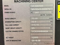 DOOSAN VC 630 5AX
