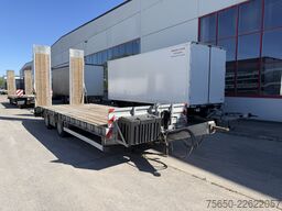  tt  21 t Tandemtieflader, hydraulische Rampen