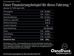 MERCEDES-BENZ Sprinter 317 CDI maxi L3H2 Klima, Kamera, Navi