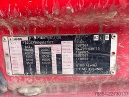 SCANIA G500 XT, 6X4, 70T., KIPPHYDRAULIK, LEDER, RETARDER, OPTICRUISE