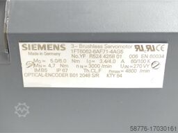 Siemens 1FT6062-6AF71-4AG5 Synchronservomotor SN:YFR524425801006