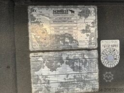 SCHMITZ SGF S3 ALU KIPPMULDE 34M³, LIFTACHSE, SCHMITZ-ACHSEN, ROLLPLANE, PODEST