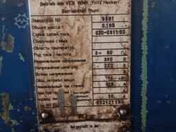 VEB WMW Fritz Heckert Säulenbohrmaschine (DDR)