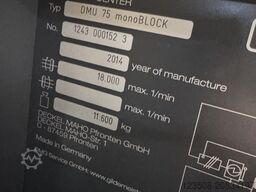 DMG DMU 75 Monoblock