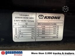 Krone SD Container-Chassi, Liftachse, 20/2x20/30/40