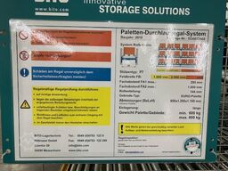 Bito Lagertechnik Paletten Einschubregalanlage PROflow