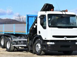 RENAULT Premium 320 *KIPPER 6,30m+HIAB 122B-2 DUO
