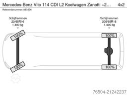 Mercedes-Benz Vito 114 CDI L2 Koelwagen Zanotti +20C/-15C st ...