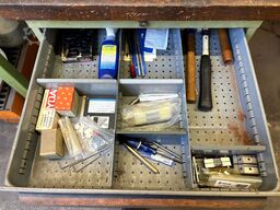 Workbench with contents 