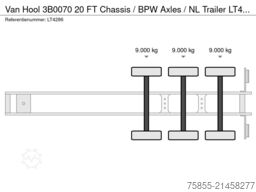 Van Hool 3B0070 20 FT Chassis / BPW Axles / NL Trailer