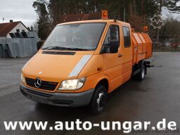 Mercedes-Benz 411 CDI Hagemann Müllaufbau mit Presse und Lifter Müllwagen