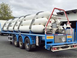 MAFA Gas tank tube semi-trailer compressed helium, hydrogen, Wasserstoff