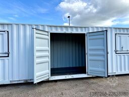  40 Fuß Container High Cube / Seitentür & Fenster