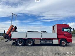MAN TGS 26.500 6x4 Crane Truck with 19 t/m Rear-Mounte