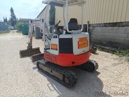 Takeuchi TB23R with 3 excavator buckets
