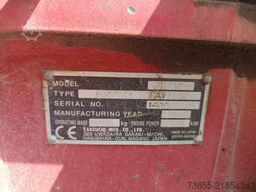 Takeuchi TB23R with 3 excavator buckets
