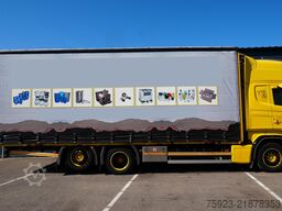 Scania R 450 6x2 BDF Curtainside truck
