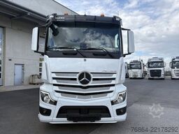 MERCEDES-BENZ ACTROS 2551 6X2, PALFINGER-ABROLLKIPPER MIT SCHROTTKRAN,  LENK-LIFTACHSE, EURO 6