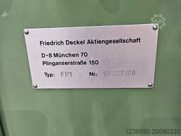 Friedrich Deckel Deckel FP1 Fräsmaschine