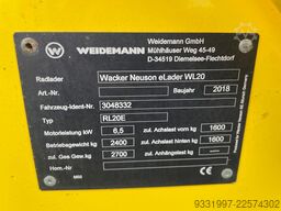 Weidemann Weideman 1160 E hoftrac / Wacker Neuson WL20