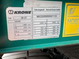 Krone - SD 27 + 3X BPW AXLE + LIFT AS + SCHUIFDAK