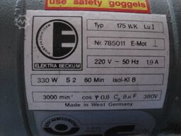 Elektra-Beckum Doppelschleifbock Doppelschleifbock mit Untergestell