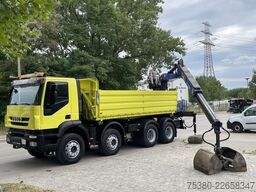 iveco Stralis AD340T41  8x4 *KLIMA*PENZ 10.83H Kran*