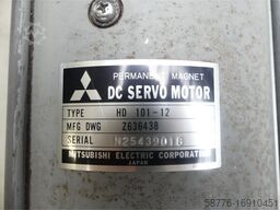 Mitsubishi HD 101-12 Servomotor Z636438 SN: N25439018