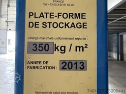 Plate-forme de stockage sur 2 Niveaux 