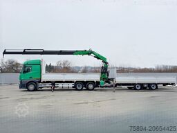 MERCEDES-BENZ ACTROS 2645 * FASSI F345.24 XE + FUNK + Anhänger