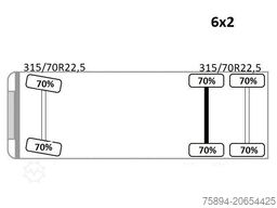MERCEDES-BENZ ACTROS 2645 * FASSI F345.24 XE + FUNK + Anhänger