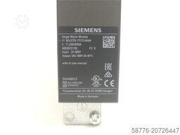 Siemens 6SL3120-1TE15-0AA4 Single Motor Module SN:T-JD6197554 - ! -
