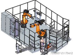 DALEX / KUKA Spotwelding Cell Robot manipulated