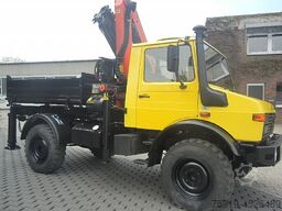 Mercedes-Benz UNIMOG 1300L mit großem Kran + Funkfernsteuerung