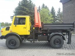 Mercedes-Benz UNIMOG 1300L mit großem Kran + Funkfernsteuerung