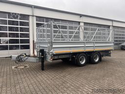 Möslein TTD 19 AB  19 t Tandemkipper Tieflader, BreitbereifungGitteraufsatz