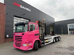 Scania G410 8x4 Haaksysteem / kraan Euro 6 Retarder