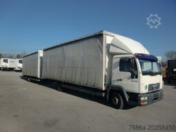 MAN LE 8.220 4X2 BL PLANENAUFBAU + ANHäNGER KOMPLETTZUG