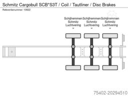 Schmitz Cargobull SCB*S3T / Coil / Tautliner / Disc Brakes