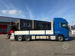 VOLVO FH 500 6x2 Container Pritsche Fassi F455 Kran