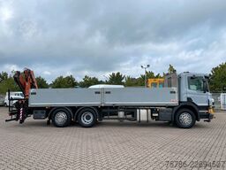 SCANIA P 320 BL 7.4m Pritsche/ Atlas 126.3+FB/ 10m=1.4t