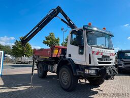 IVECO EuroCargo ML 150E25/ 4x4/ Hiab+FB+5/6/ AC/ Winde