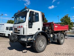 IVECO EuroCargo ML 150E25/ 4x4/ Hiab+FB+5/6/ AC/ Winde
