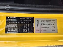 Mercedes-Benz Atego 816 4x2 Möbelkoffer 3 Sitze