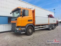 Scania G 410 LB6x2*4MNA Pritsche HMF 2120-4 Heckkran