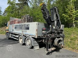 Mercedes-Benz Actros 2543 flatbed truck w/ rear mounted Hiab 14